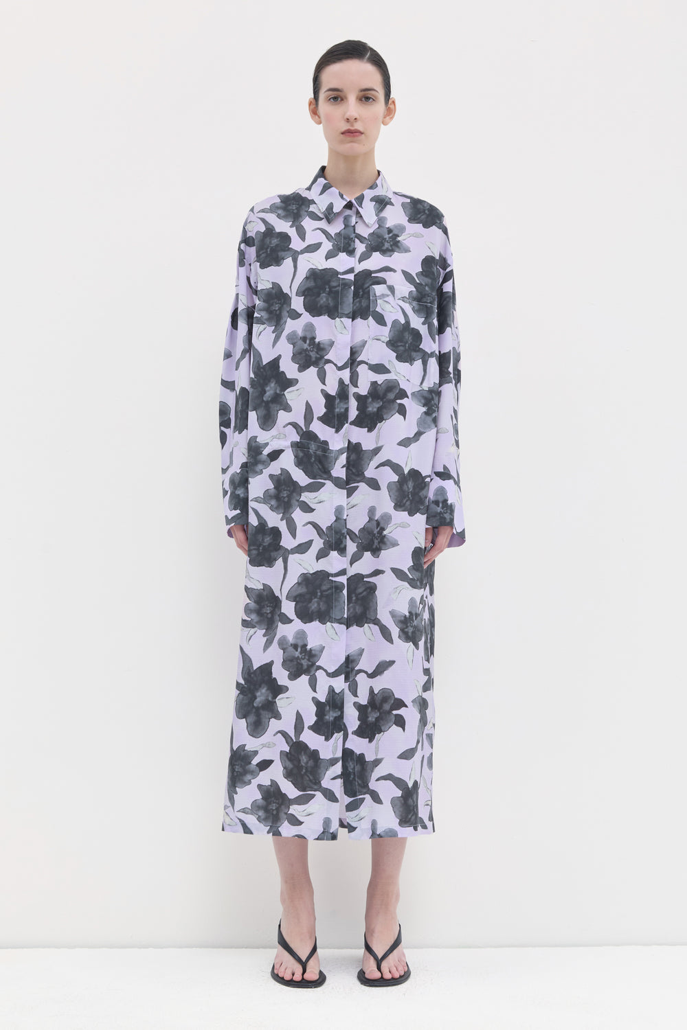Diola Printed Shirt Dress