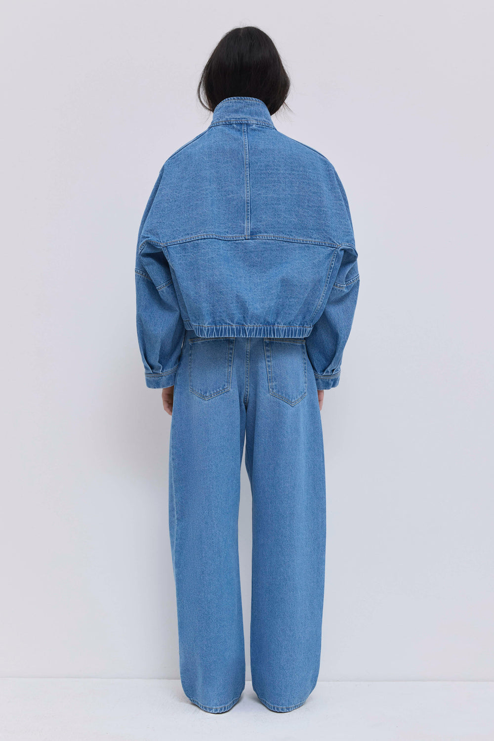 Jola Cropped Denim Jacket