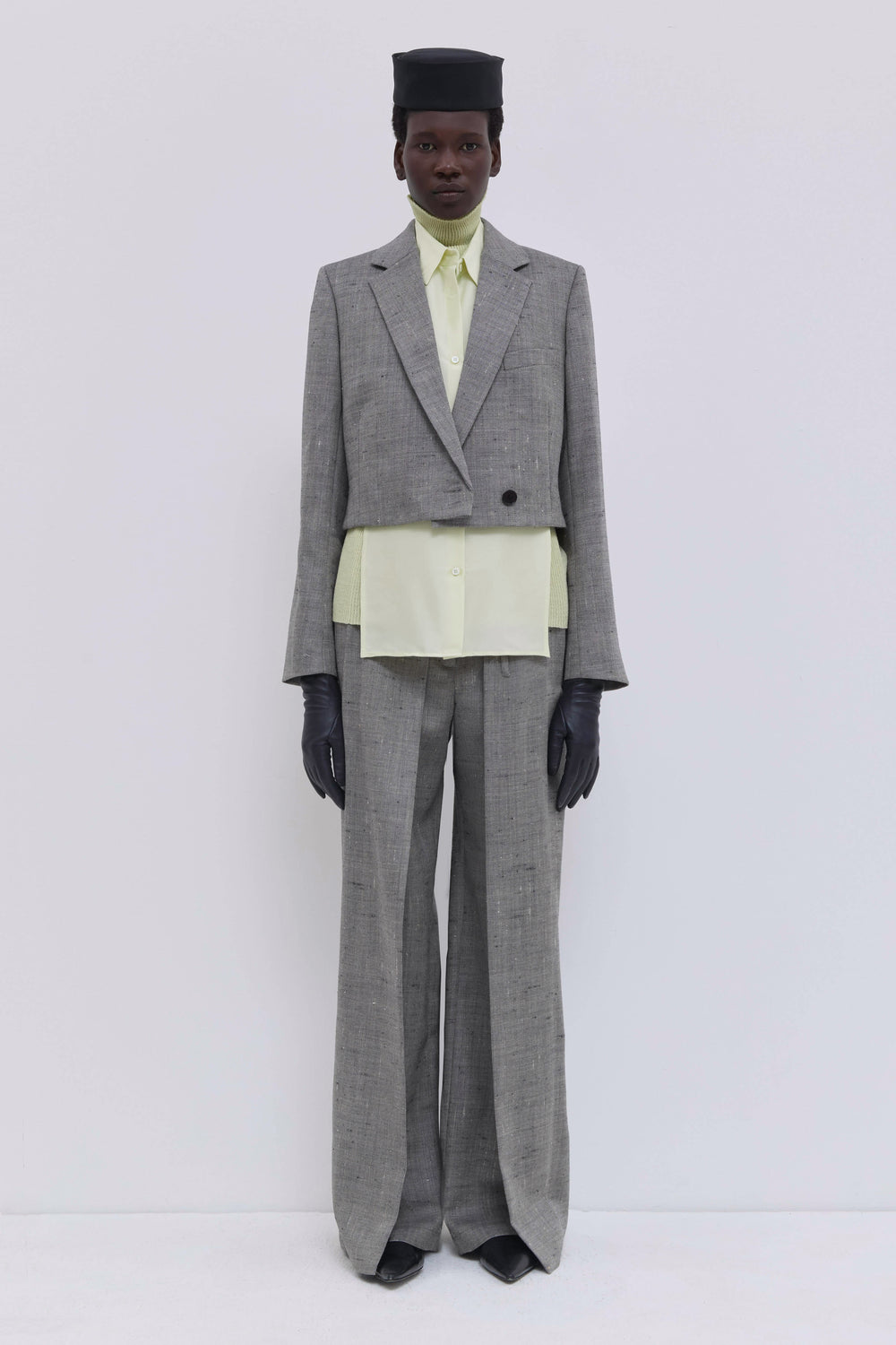 Jordia Cropped Tailored Blazer