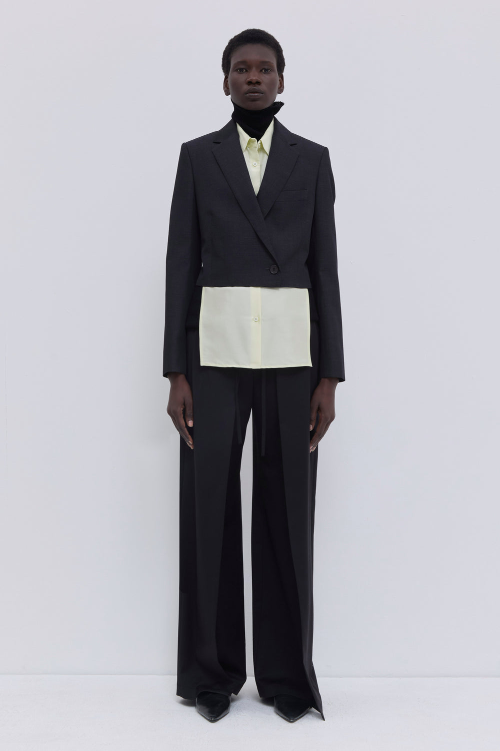 Jordia Cropped Tailored Blazer