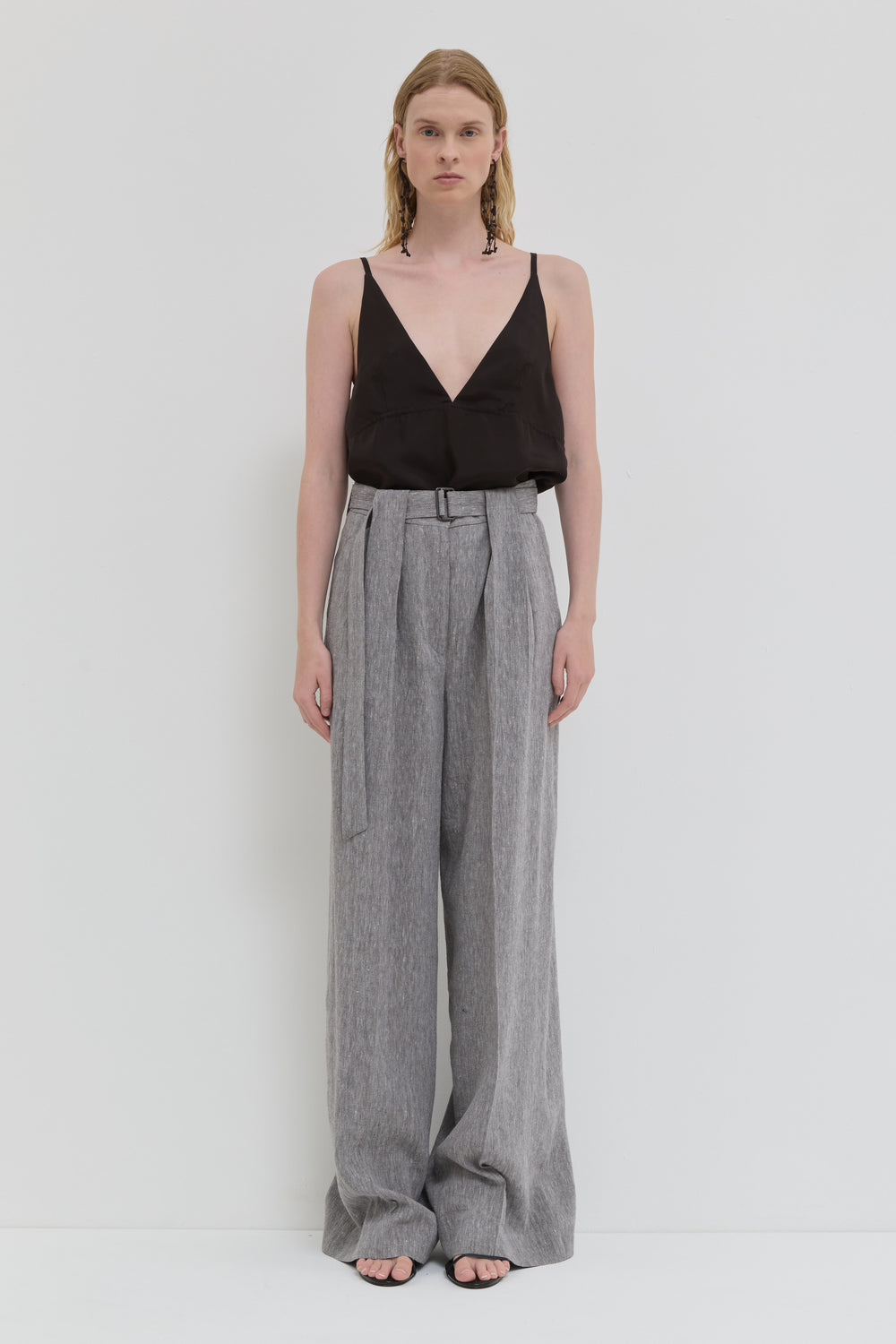 Palesa High Waist Belted Pants