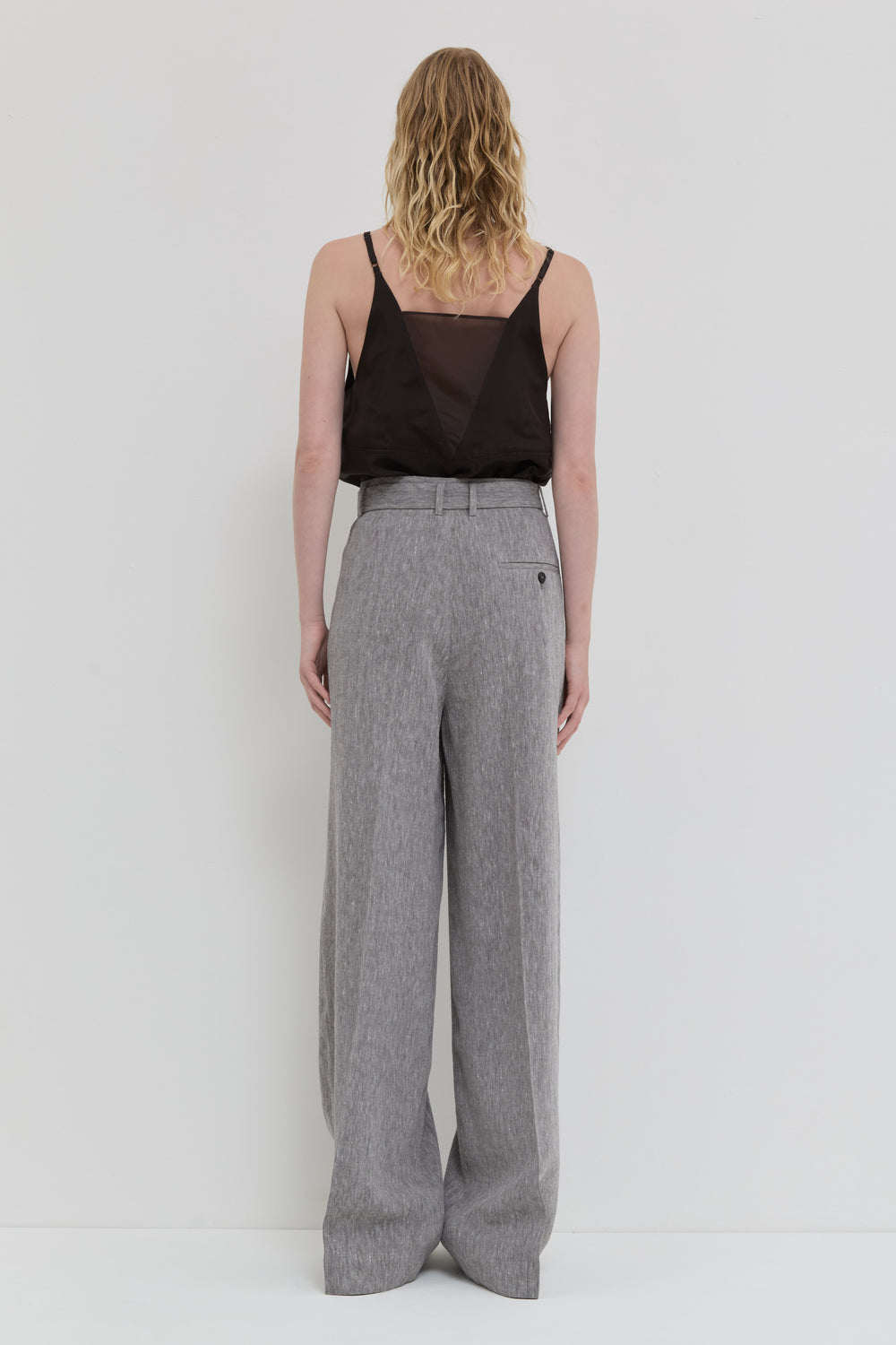 Palesa High Waist Belted Pants