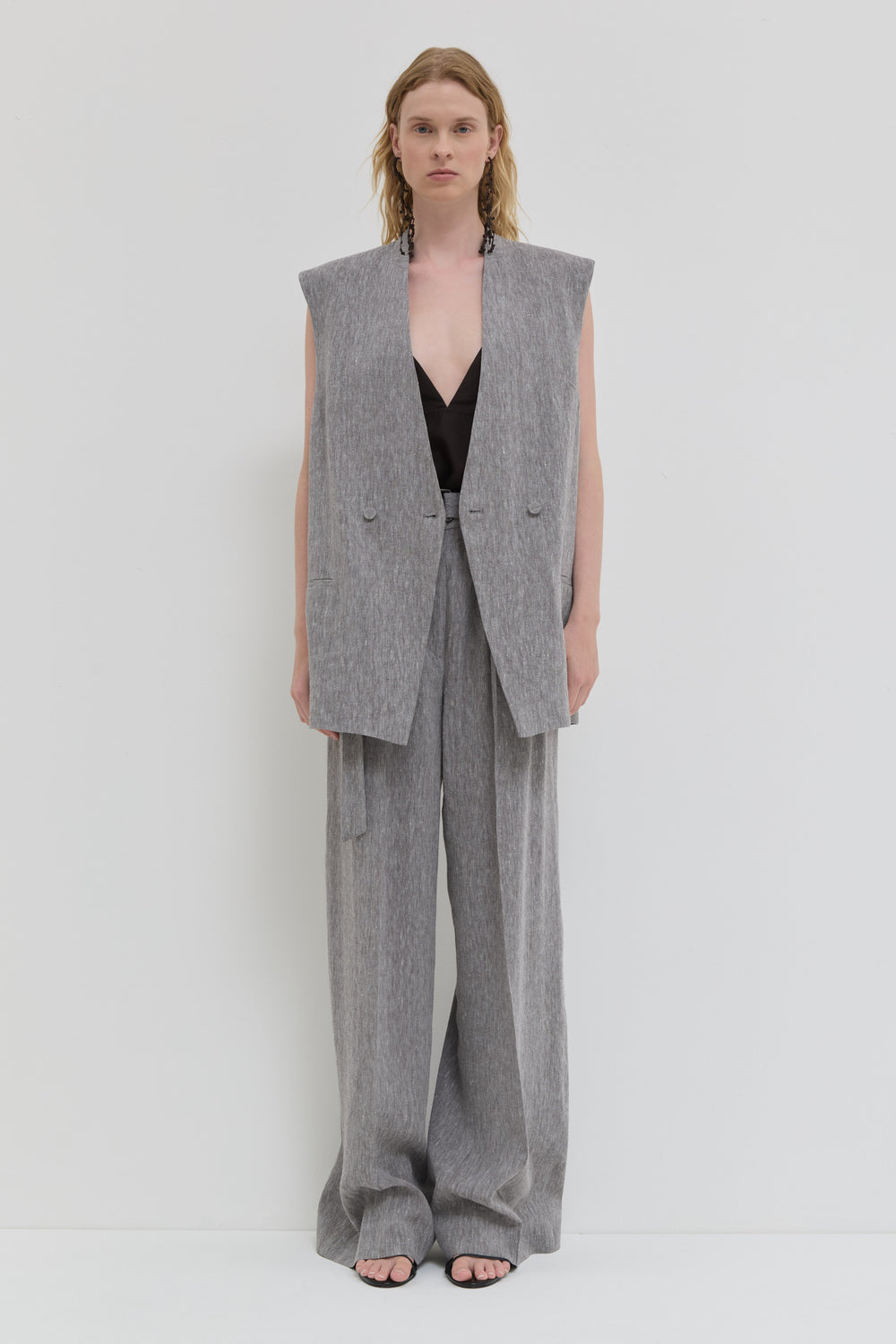 Palesa High Waist Belted Pants