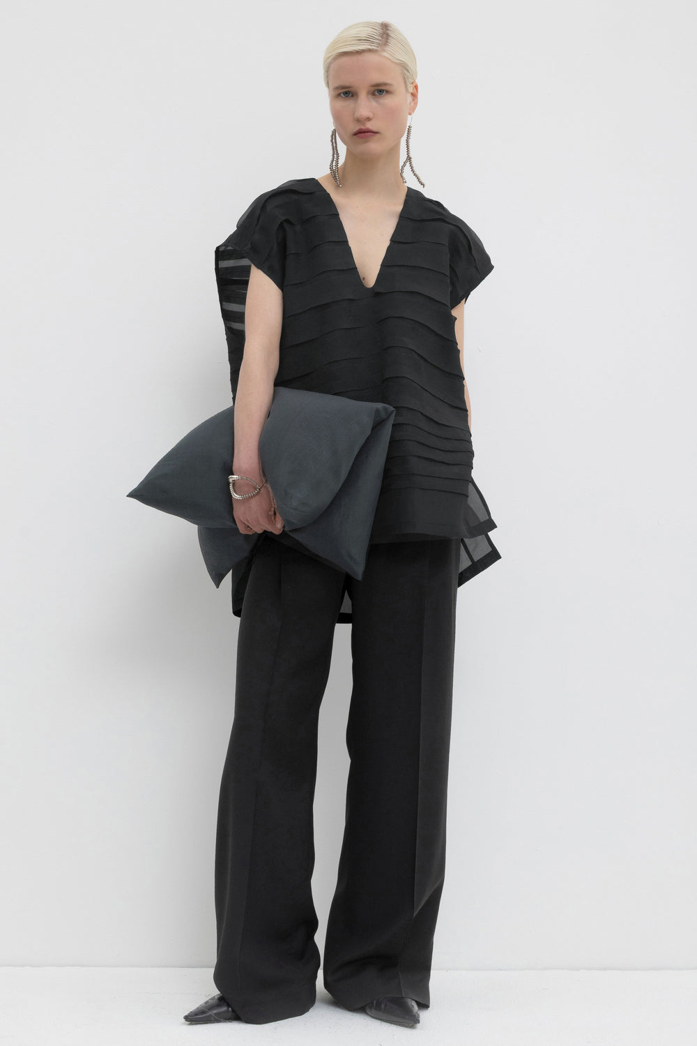 Tiruso Silk Organza Top