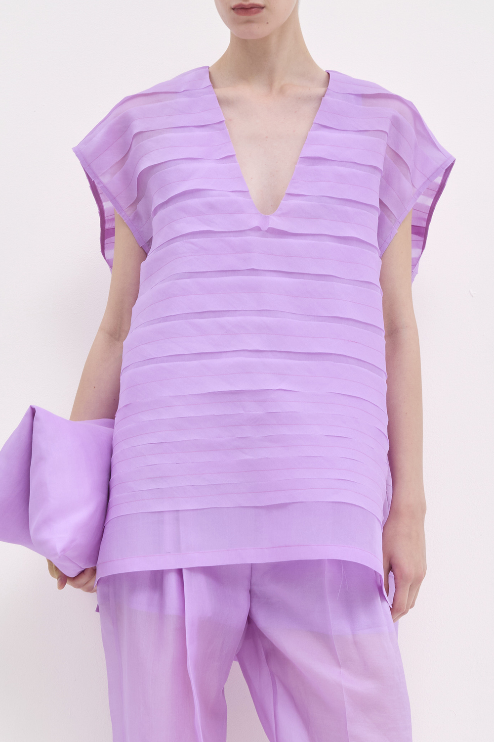 Tiruso Silk Organza Top
